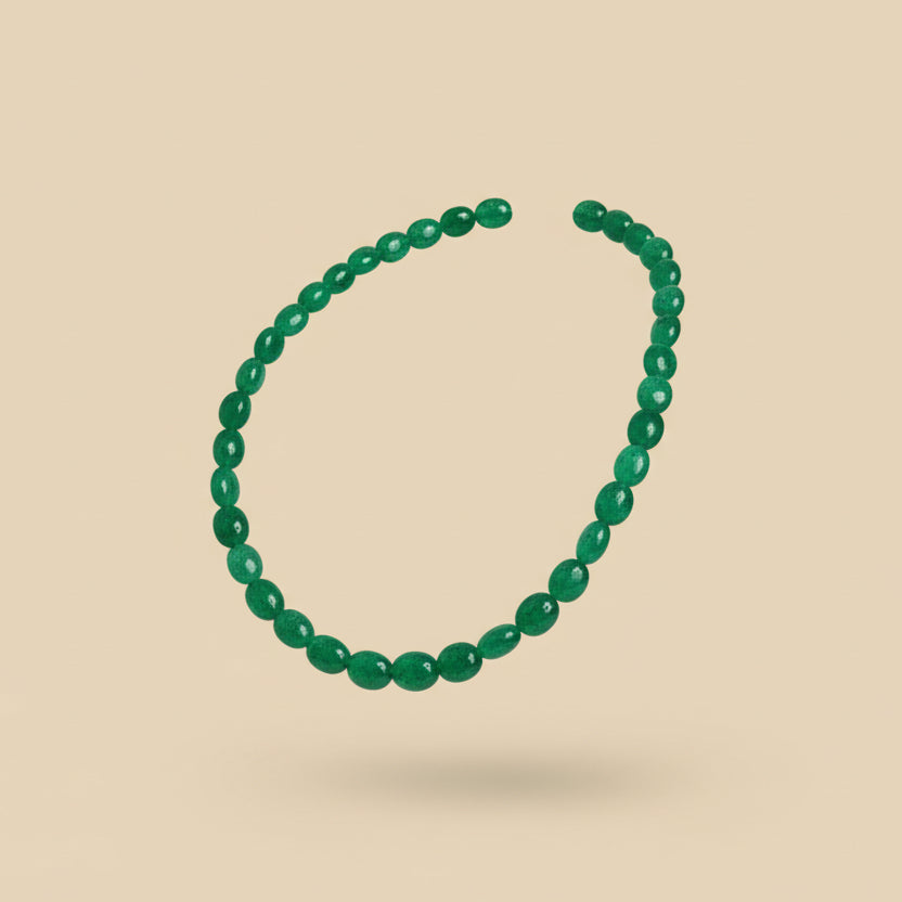 Green semiprecious - 1 line Tavari
