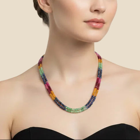 Multi color sapphire Tavari