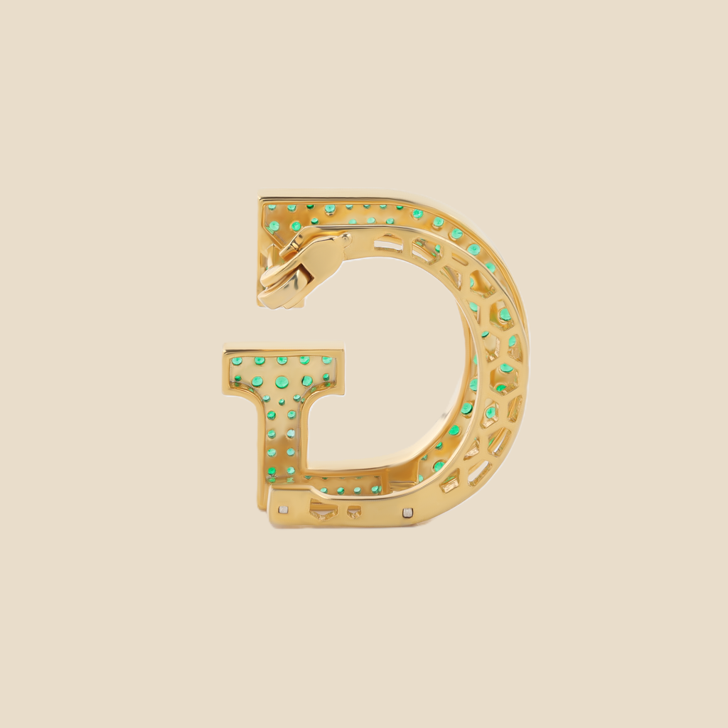 Letter G in Emeralds Tavari