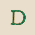 Letter D in Emeralds Tavari