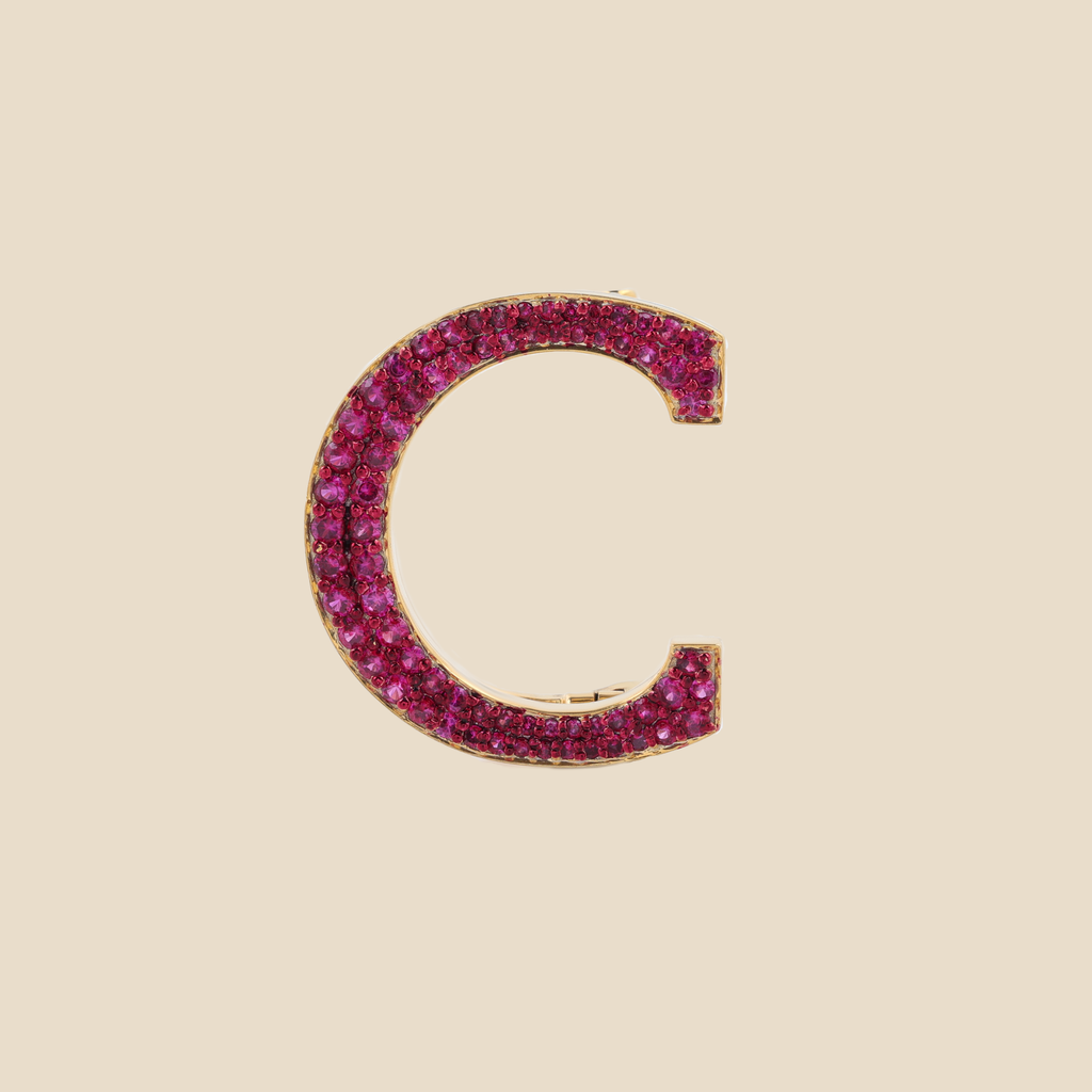 Letter C in Rubies Tavari