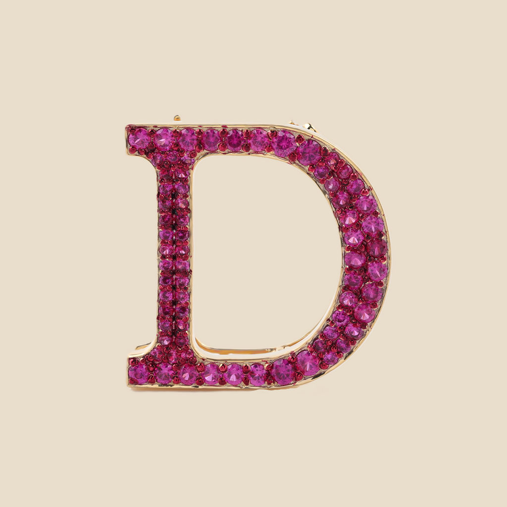 Letter D in Rubies Tavari