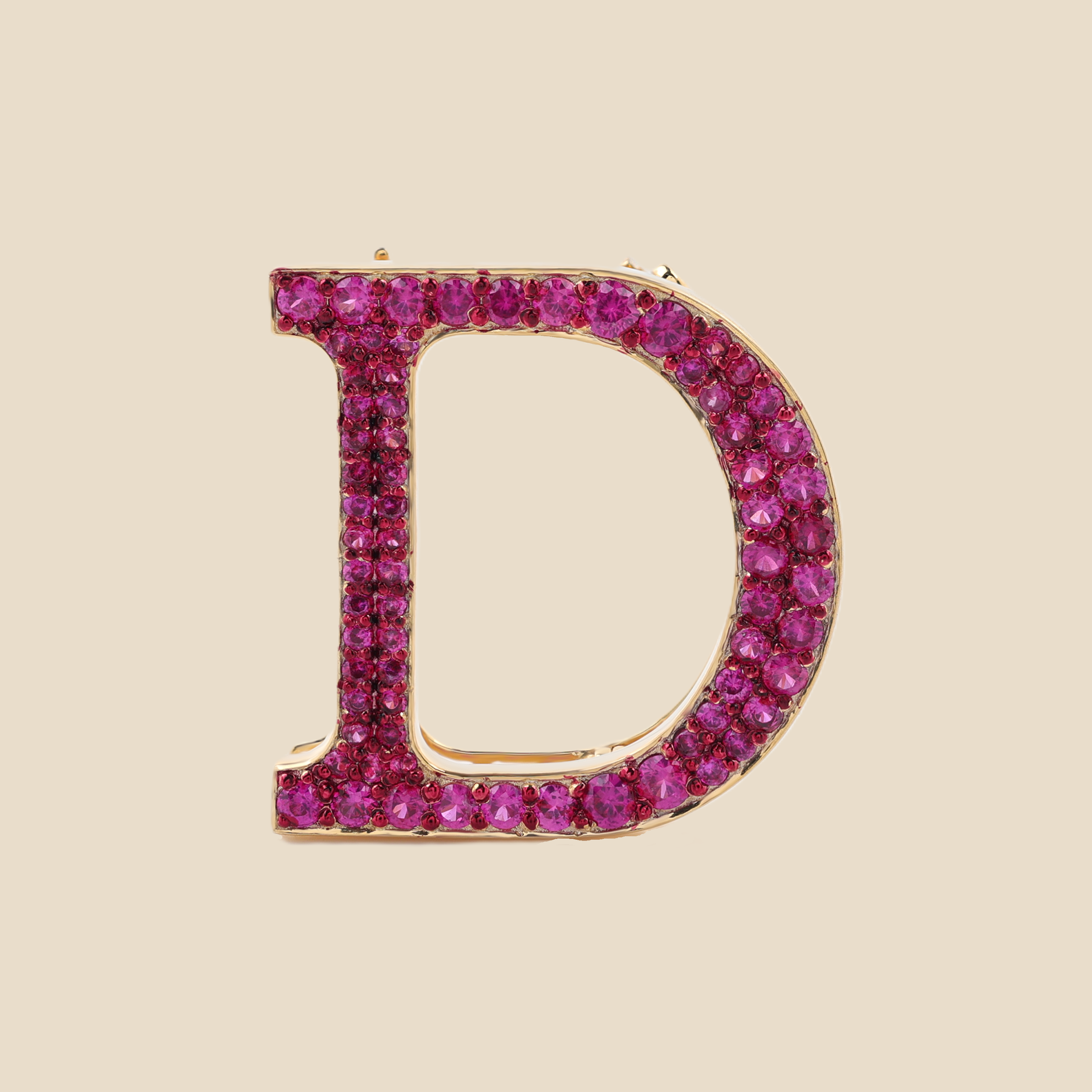 Letter D in Rubies Tavari