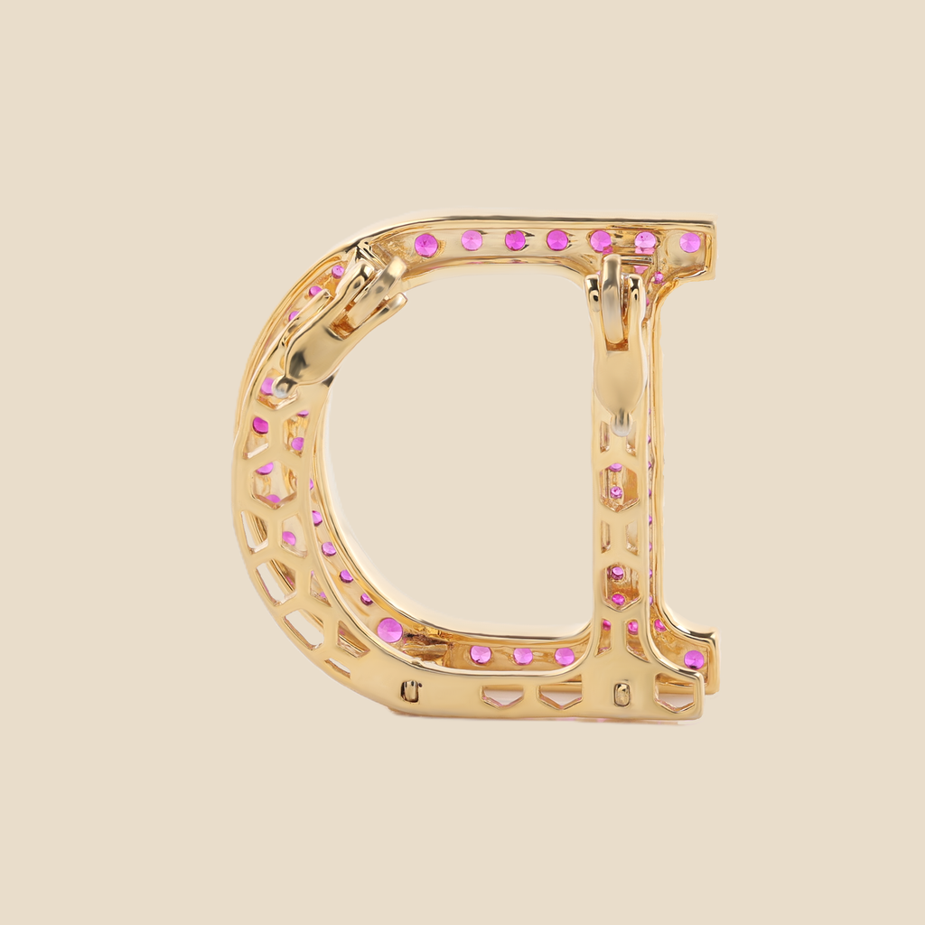 Letter D in Rubies Tavari