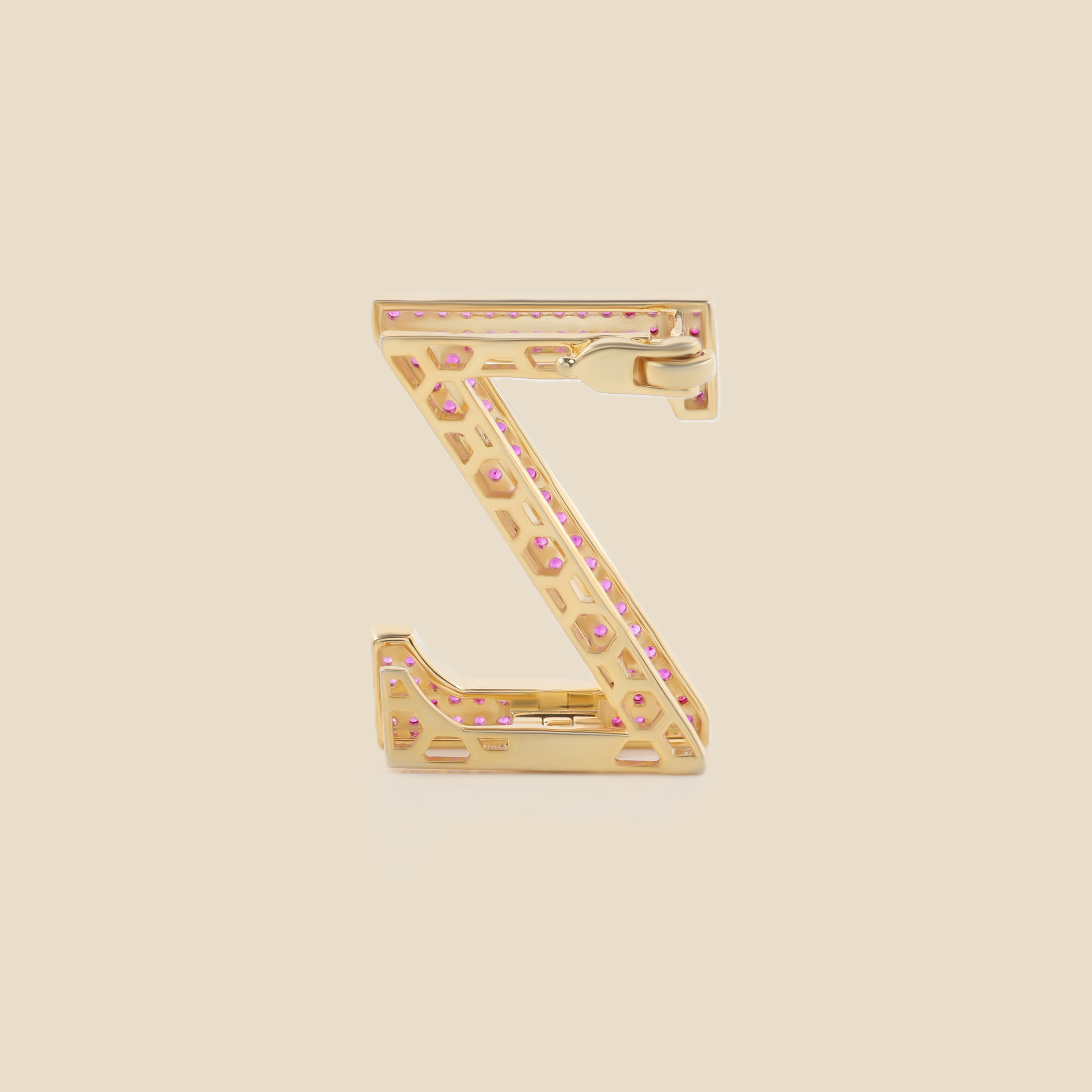 Letter Z in Rubies Tavari