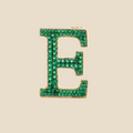 Letter E in Emeralds Tavari