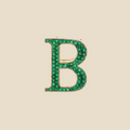 Letter B in Emerald Tavari