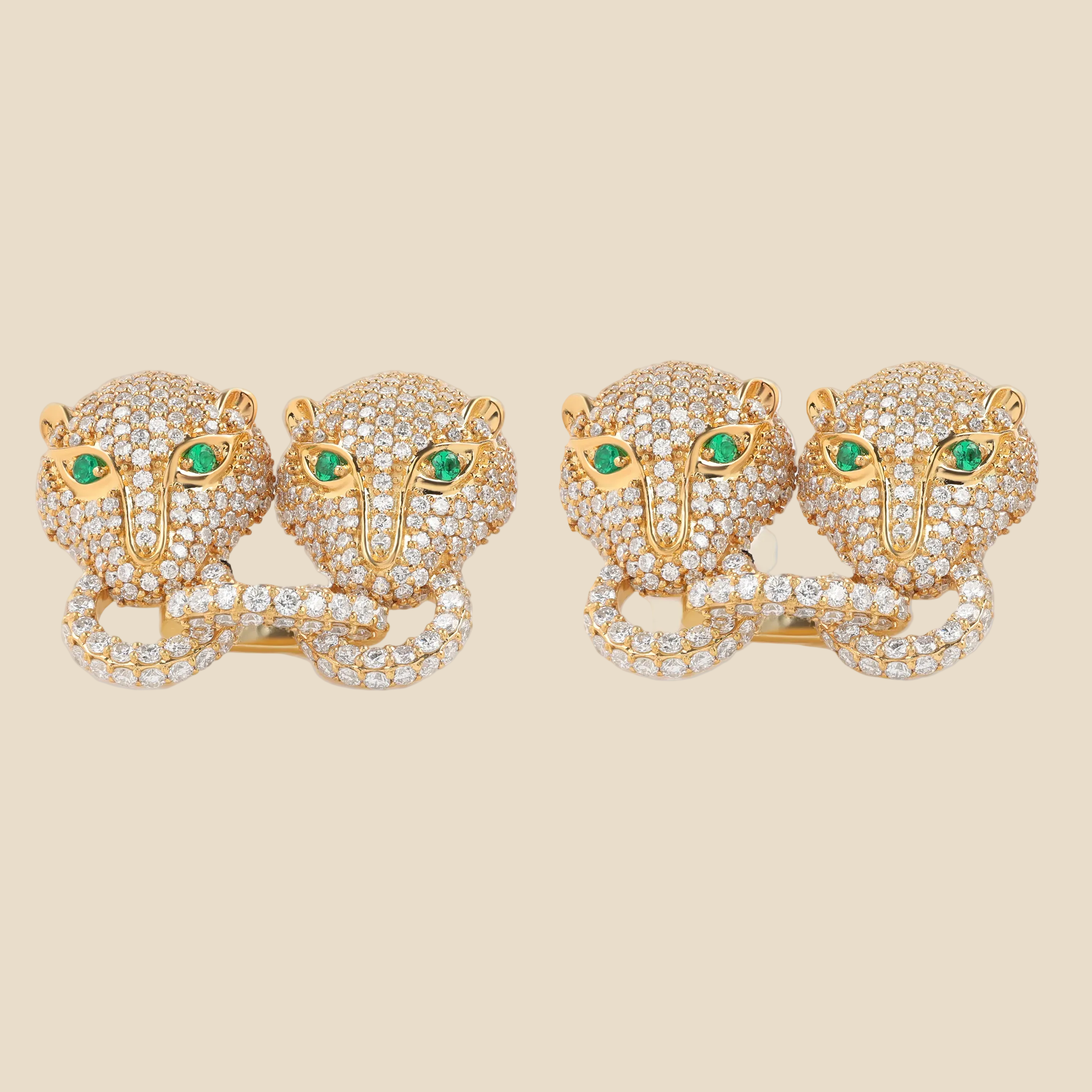 Pair of Two Panthere Tavari
