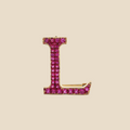 Letter L In Rubies Tavari