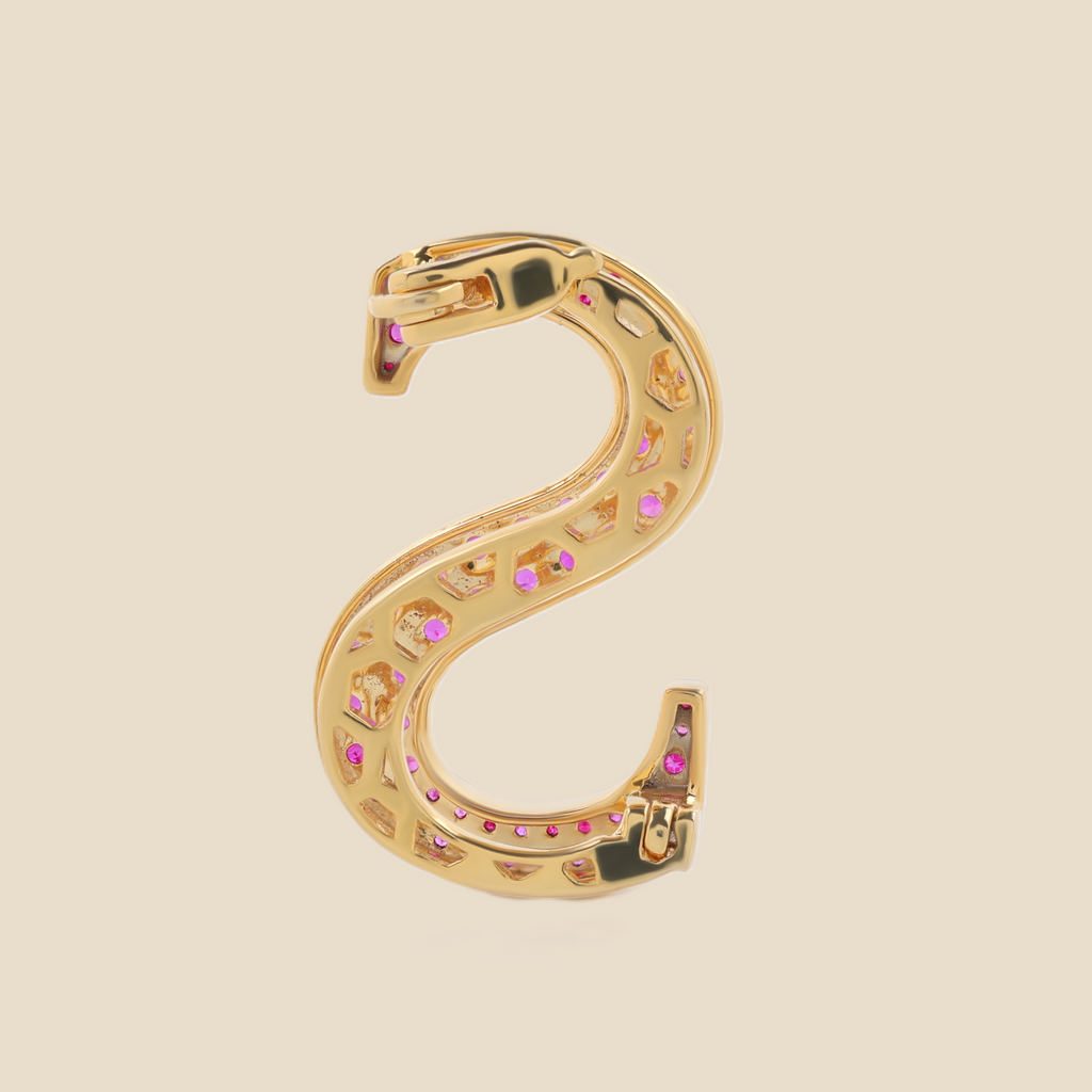 Letter S In Rubies Tavari