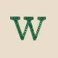 Letter W in Emeralds Tavari