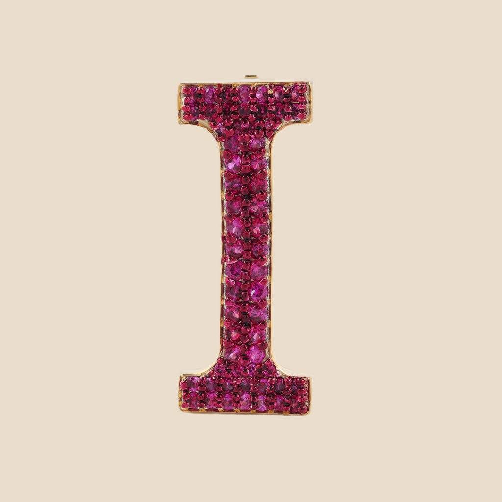 Letter I in Rubies Tavari