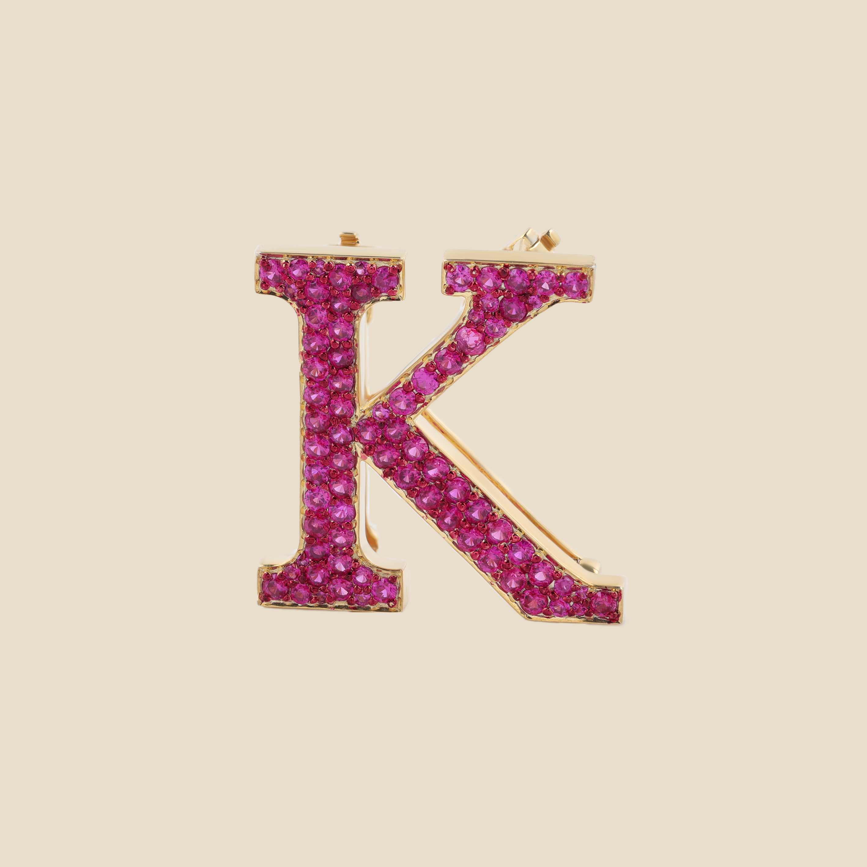 Letter K in Rubies Tavari