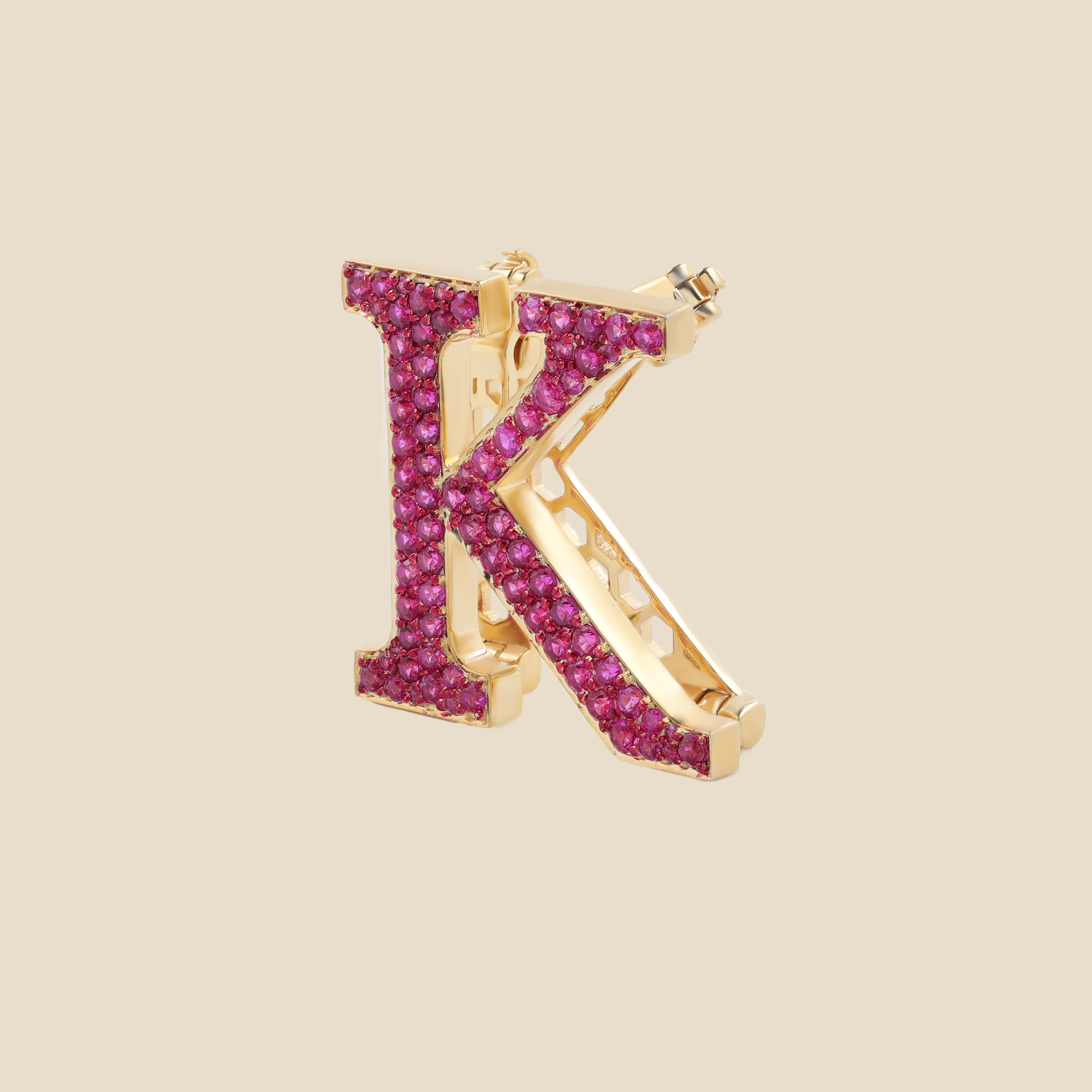 Letter K in Rubies Tavari