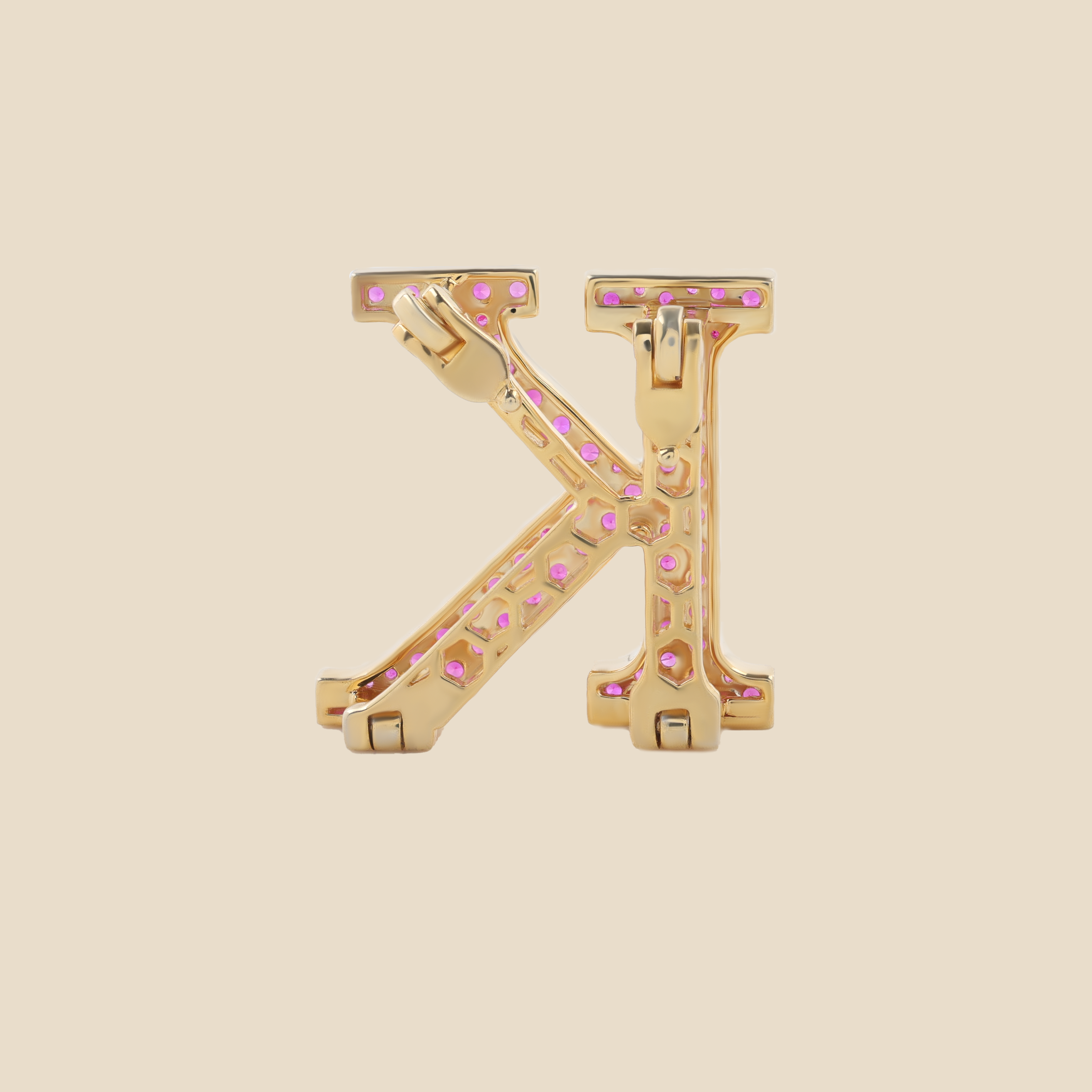 Letter K in Rubies Tavari