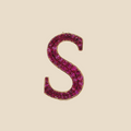 Letter S In Rubies Tavari