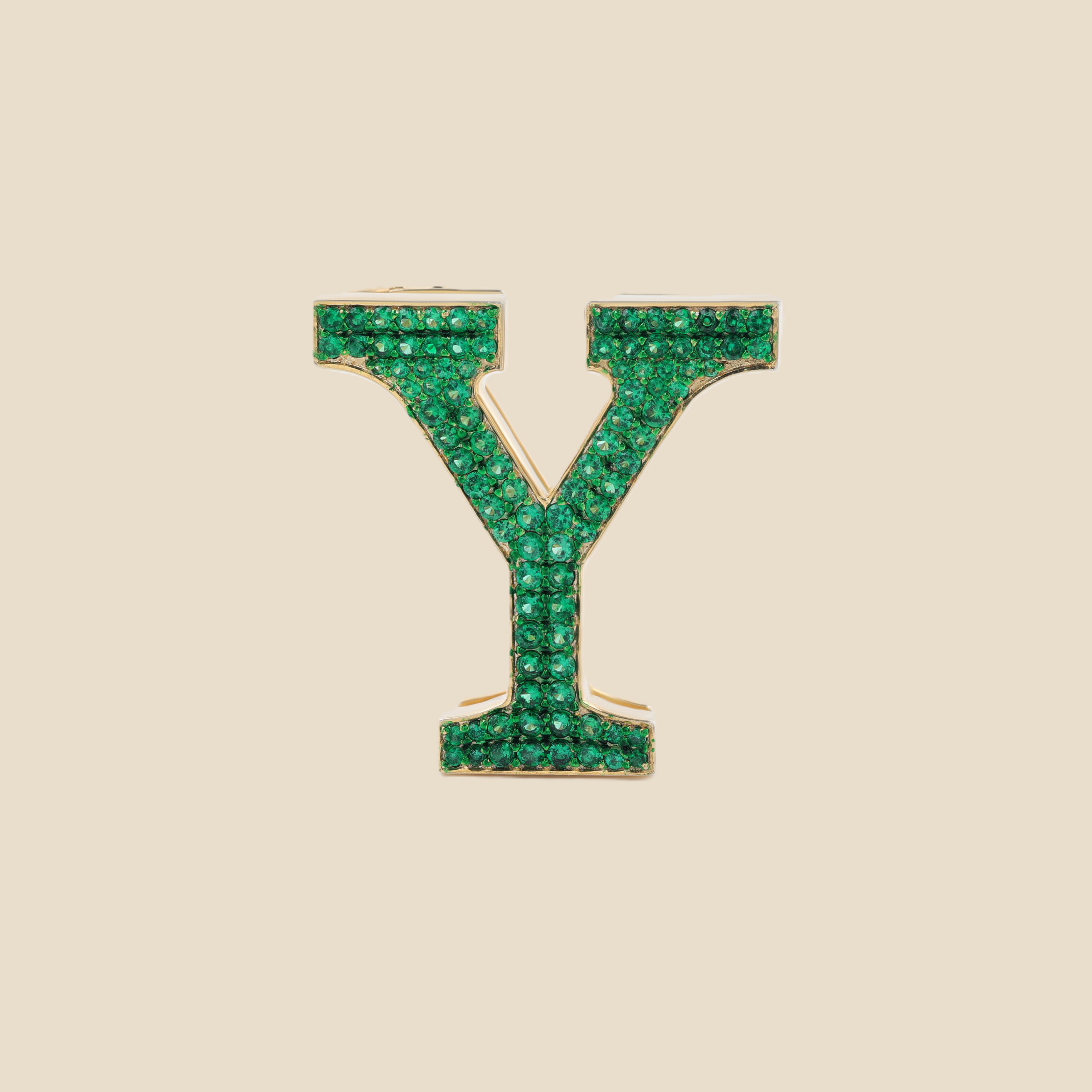 Letter Y in Emeralds Tavari
