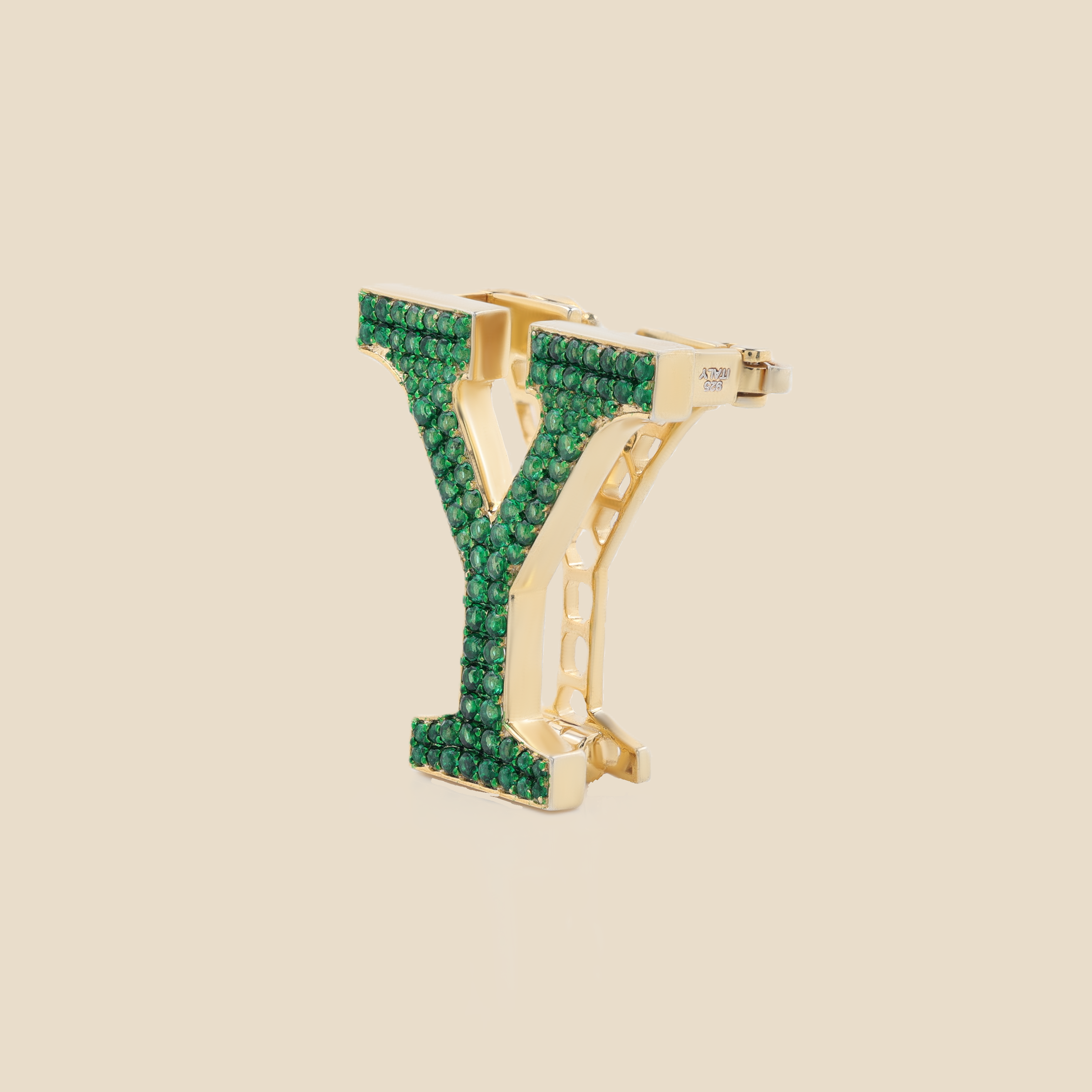 Letter Y in Emeralds Tavari