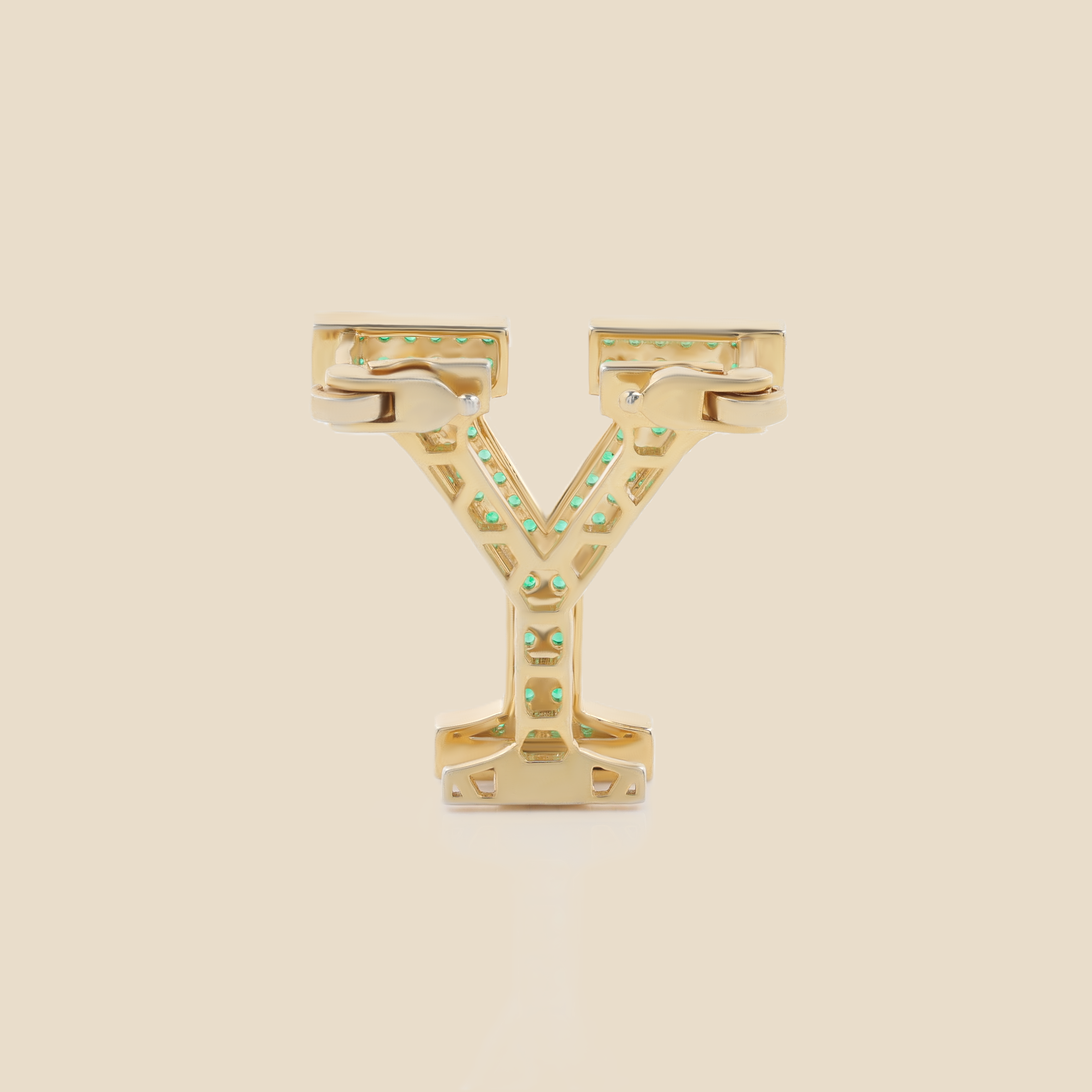 Letter Y in Emeralds Tavari