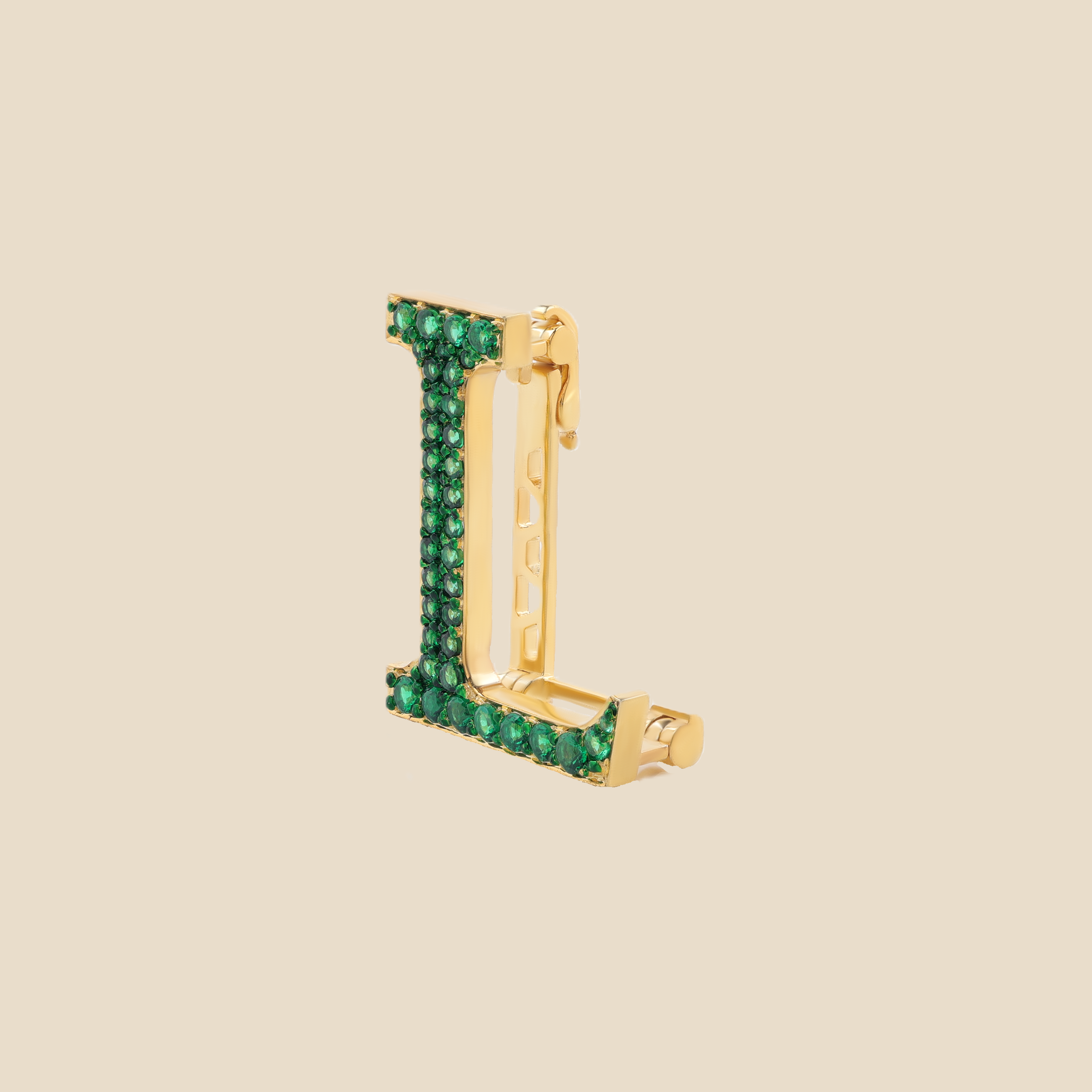 Letter L In Emerald Tavari