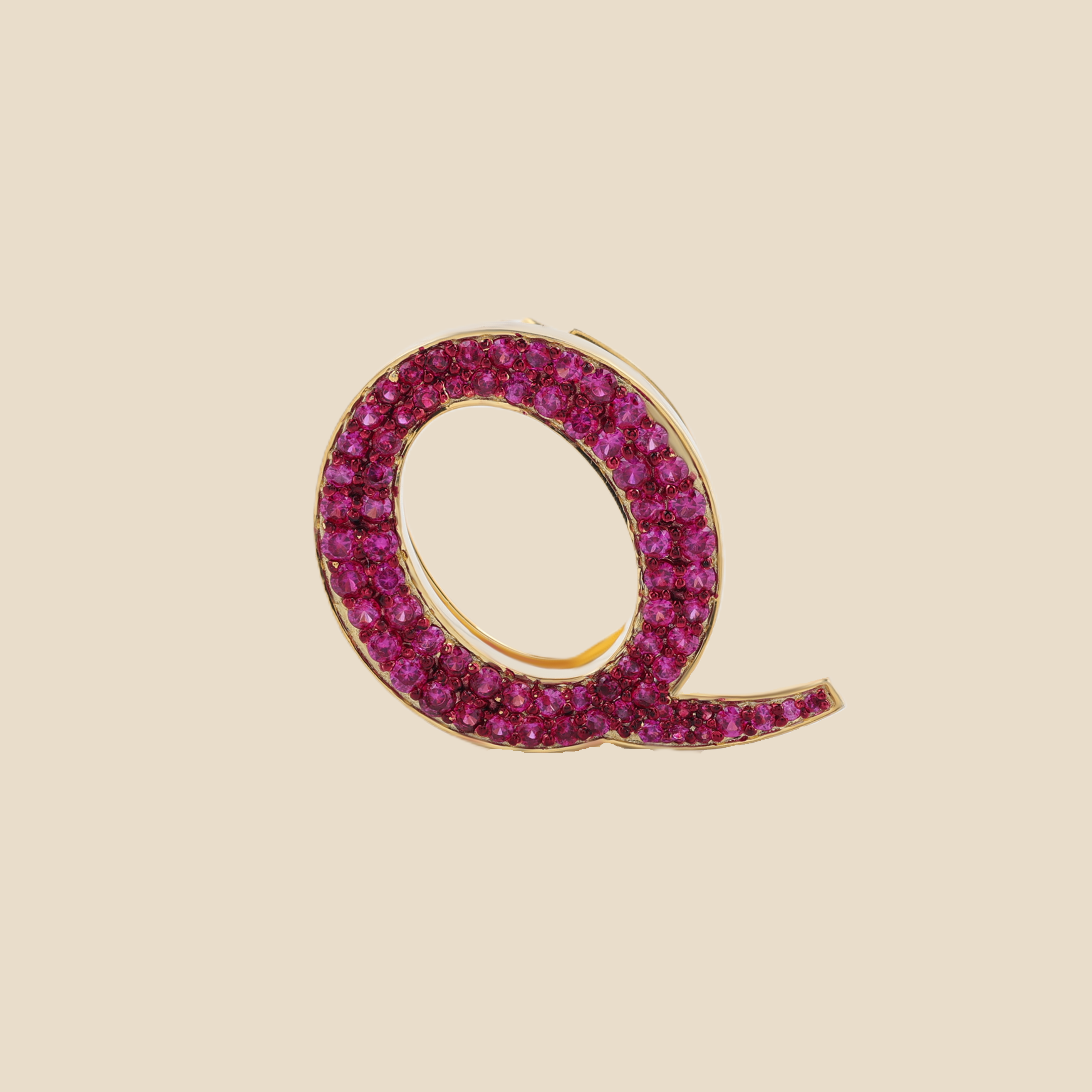 Letter Q In Rubies Tavari
