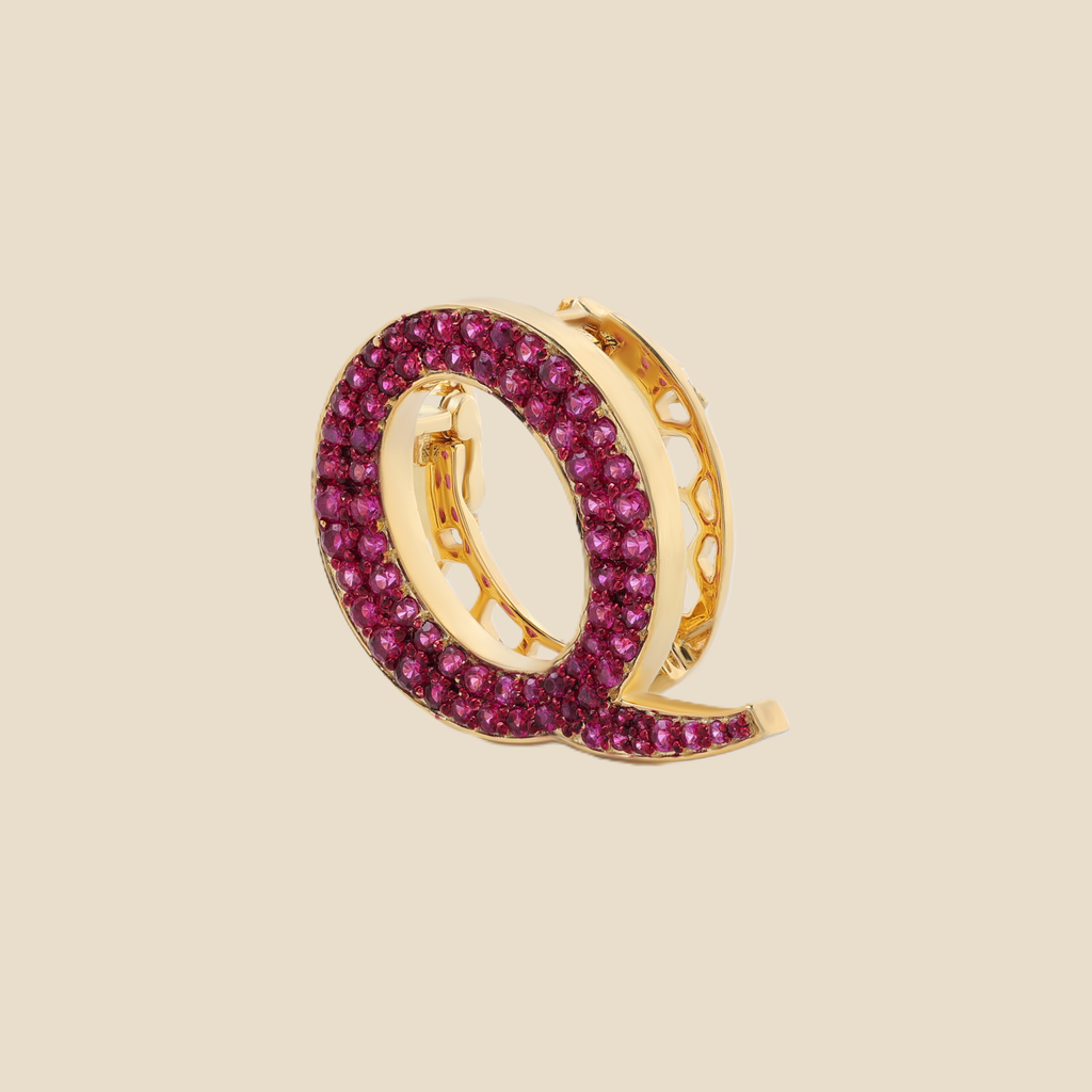 Letter Q In Rubies Tavari