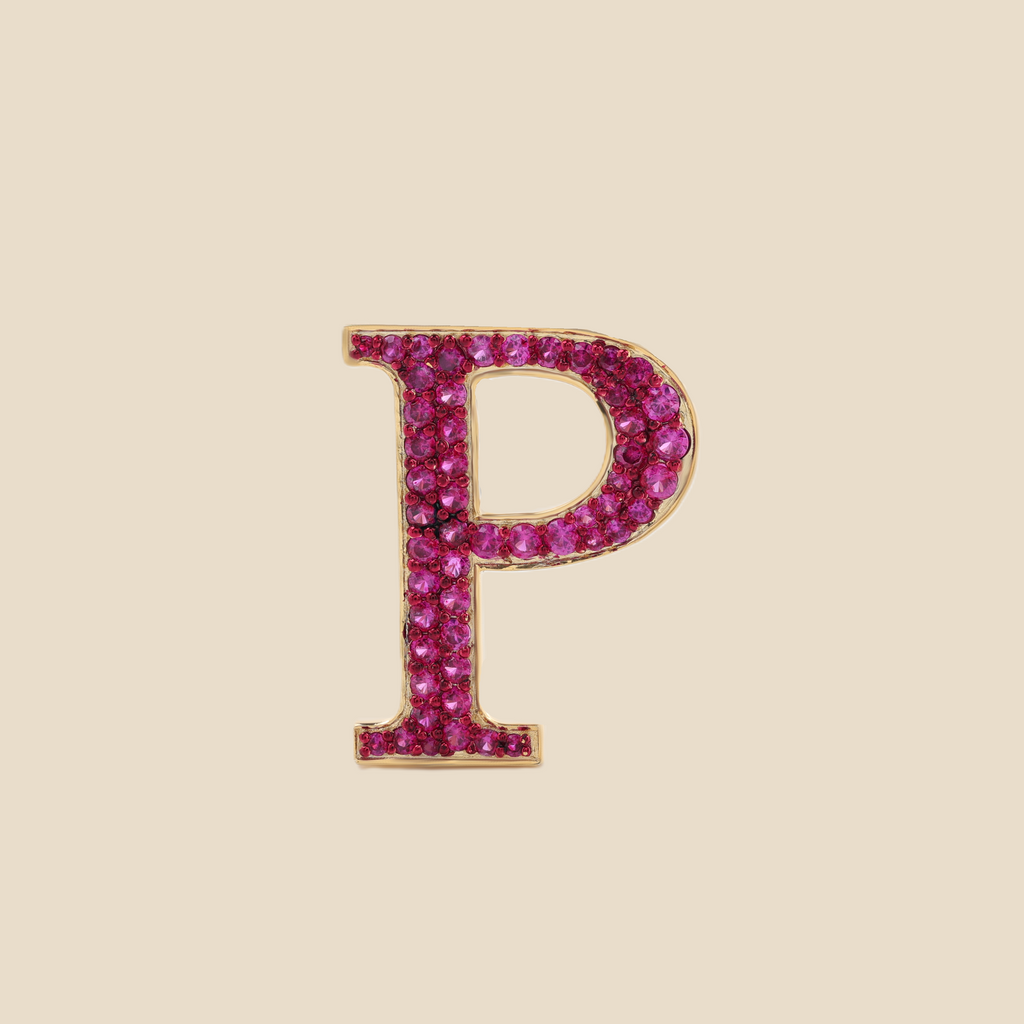 Letter P In Ruby Tavari