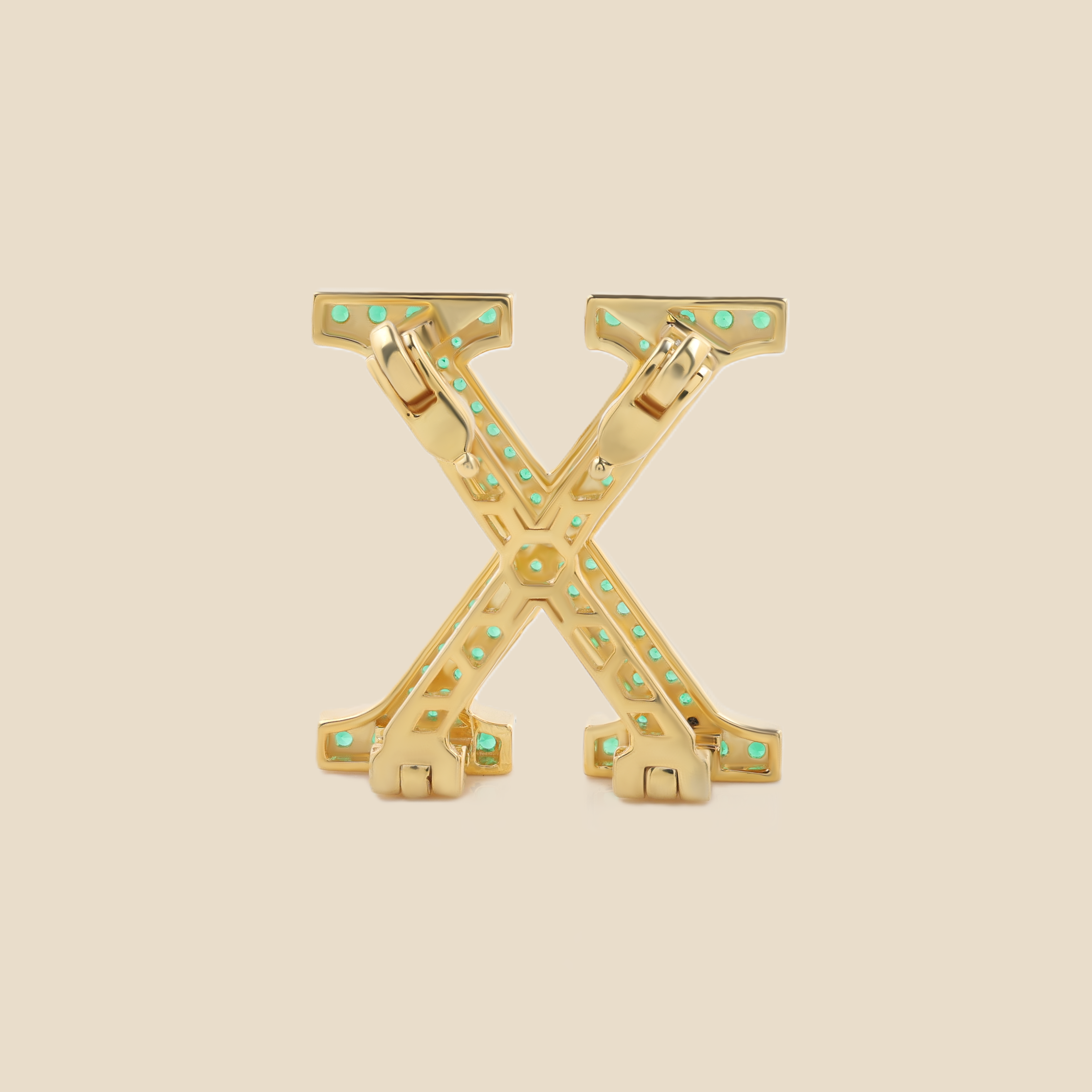 Letter X in Emeralds Tavari