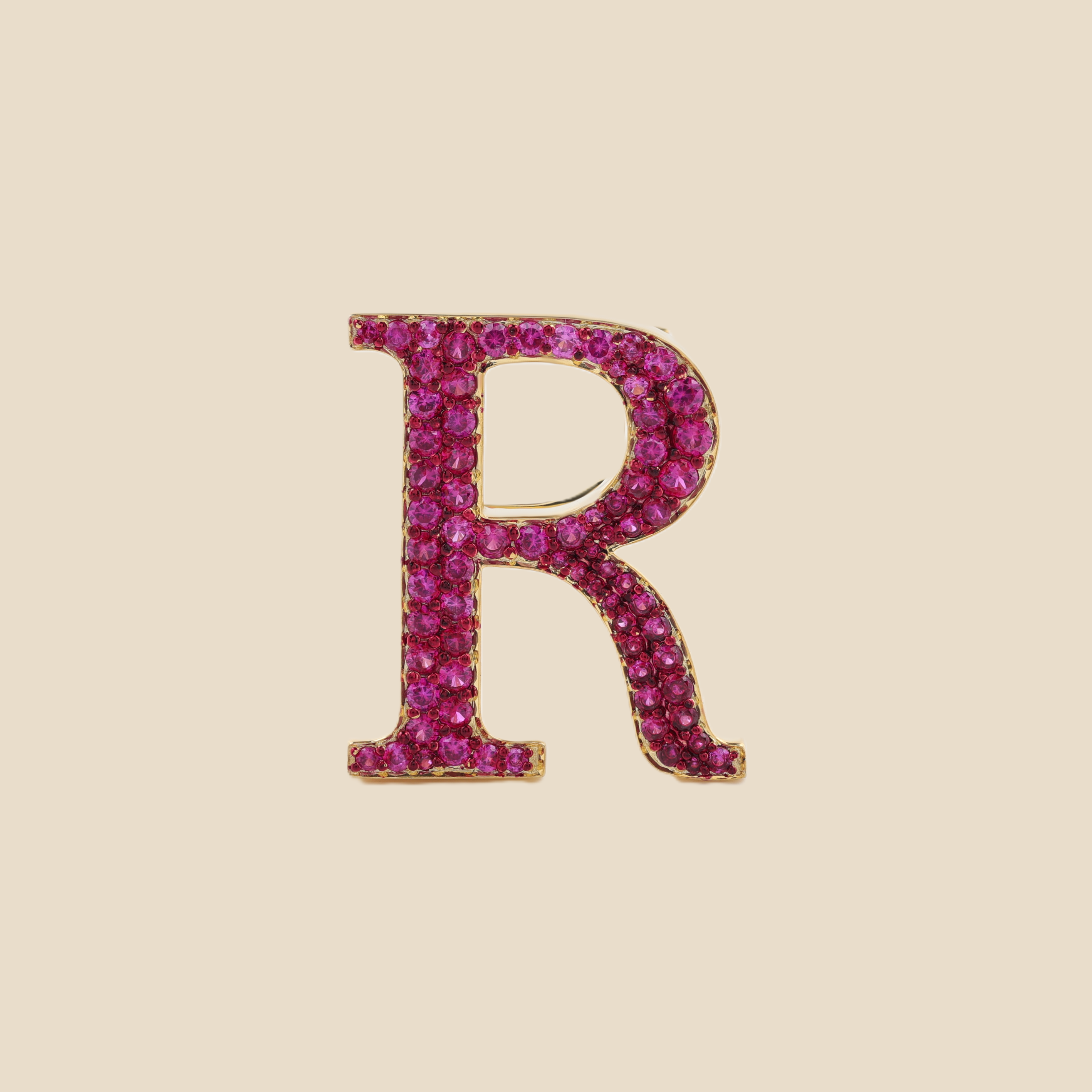 Letter R In Rubies Tavari