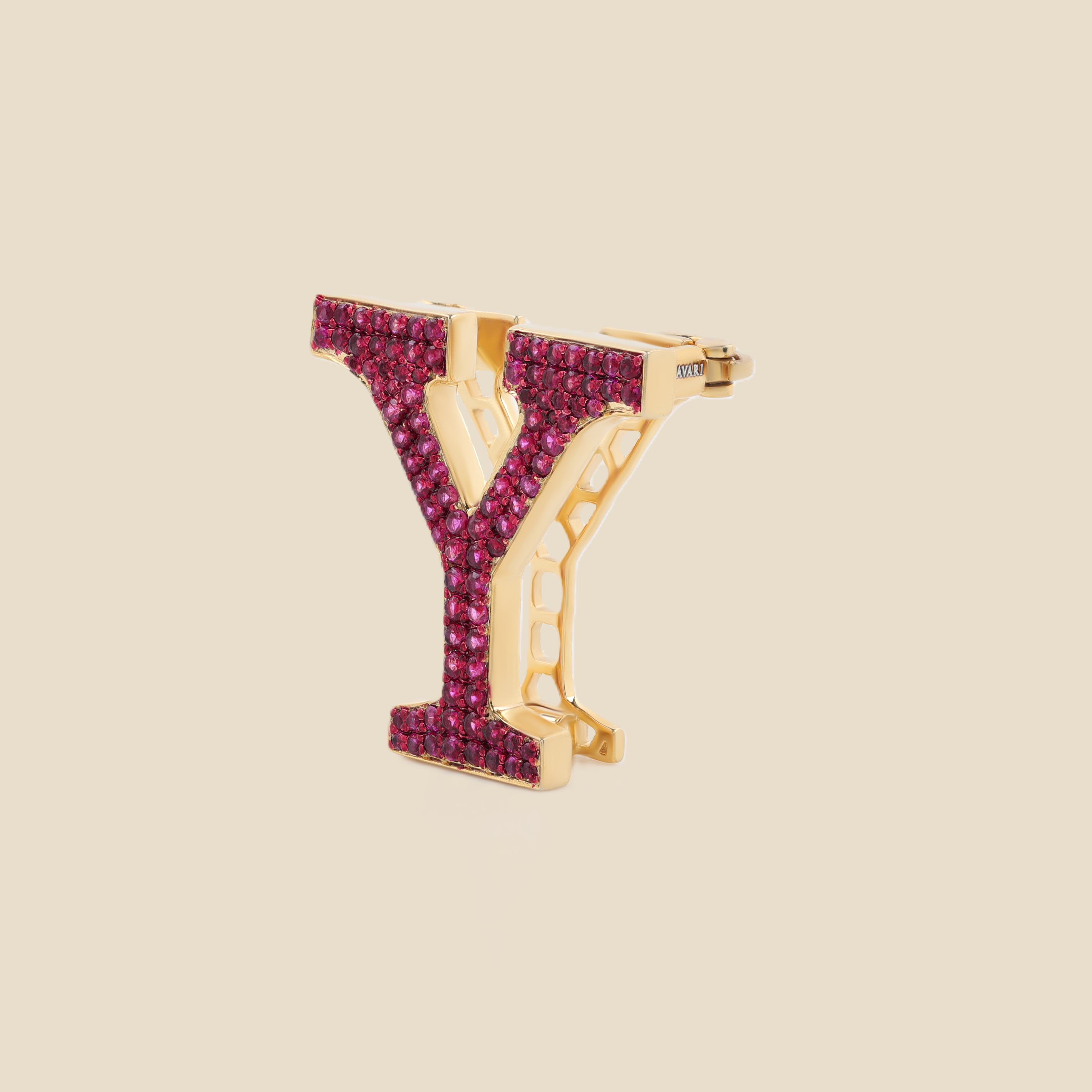 Letter Y in Rubies Tavari