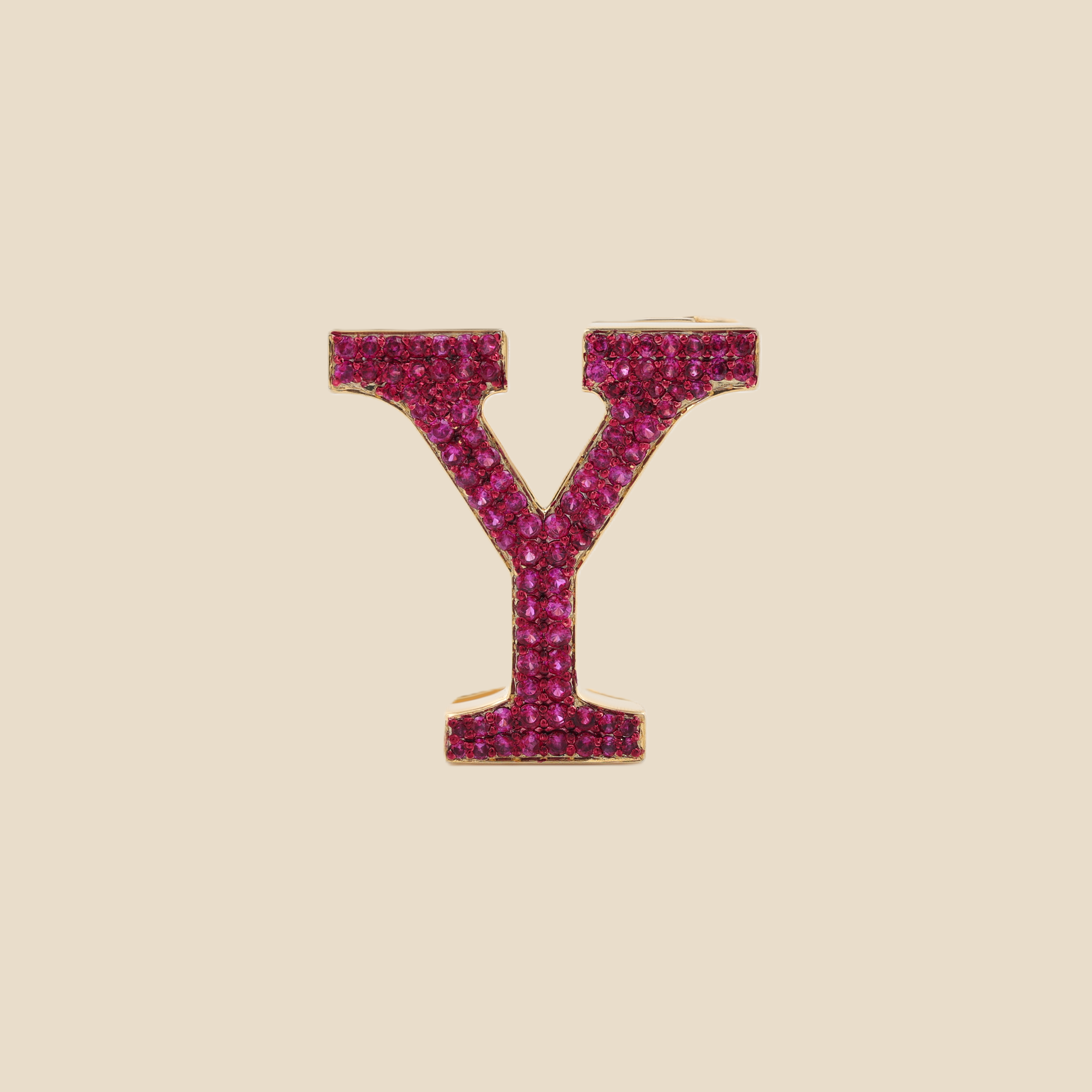 Letter Y in Rubies Tavari