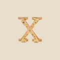 Letter X in Rubies Tavari