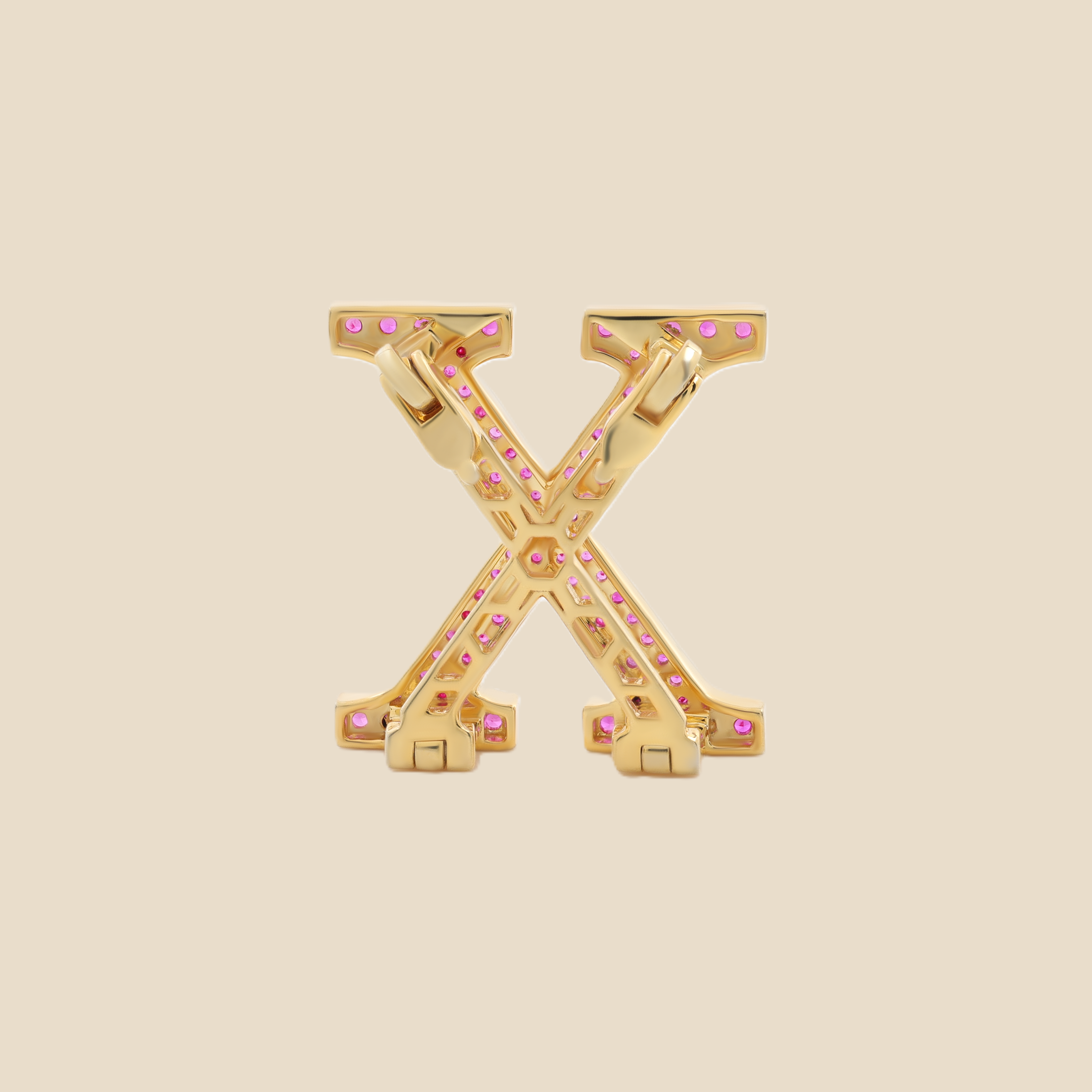 Letter X in Rubies Tavari