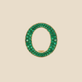Letter O In Emerald Tavari