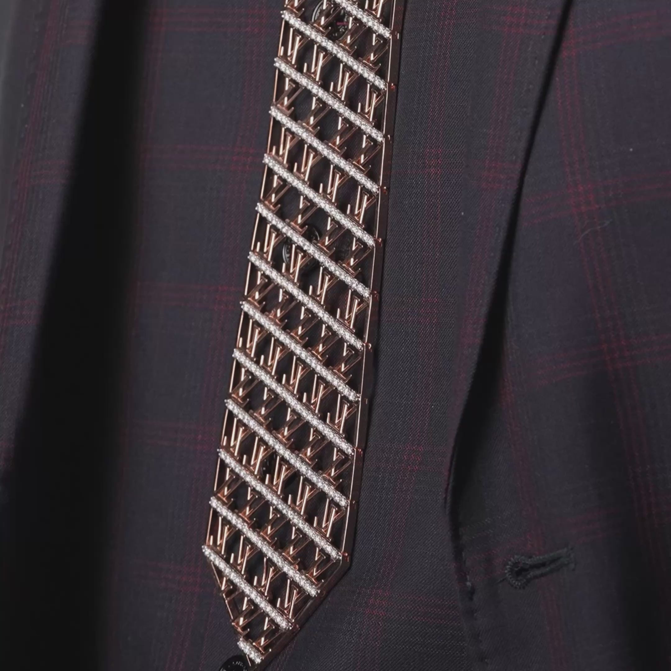 Tie Inspired by LV Logo